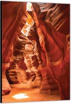 Dibond –Grotten in de Woestijn– 100x150cm Foto op Aluminium (Wanddecoratie van metaal)