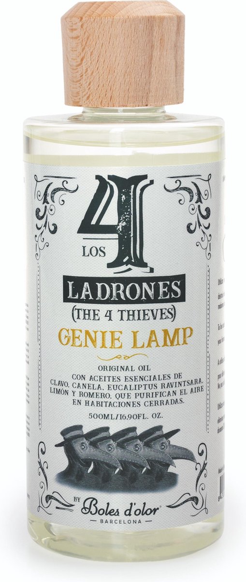 Goedkoopste Boles d'olor - Lampenolie geurlamp (navulling) - 4 Dieven - antibacterieel