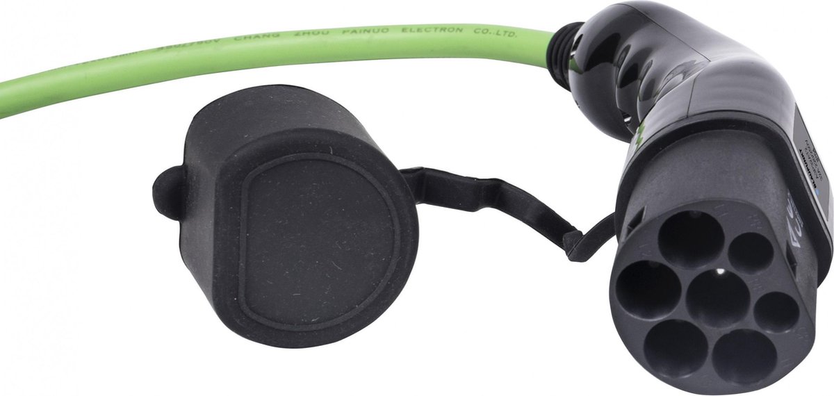 ANTELA Type 2 oplaadkabel Schuko 3,6 kW/7 m/16 A draagbare EV oplader oplaadkabel elektrische auto type 2 Schuko, 8A/10A/13A/16A schakelbare laadbox voor elektrische voertuigen/EV/PHEV IEC 62196-2