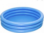 Intex Crystal Blue Opblaasbaar Zwembad - 3 Rings - 168 cm - Opblaaszwembad