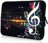 Sleevy 14 laptophoes muzieknoot - laptop sleeve - laptopcover - Sleevy Collectie 250+ designs