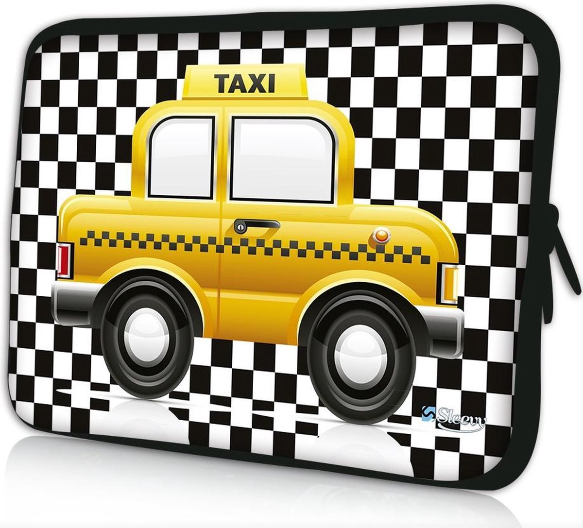 Sleevy 17,3 laptophoes taxi - laptop sleeve - Sleevy collectie 300+ designs