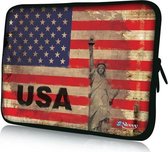Sleevy 15,6 inch laptophoes USA design - laptop sleeve - laptopcover - Sleevy Collectie 250+ designs