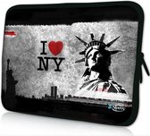 Sleevy 17,3 laptophoes I love New York - laptop sleeve - Sleevy collectie 300+ designs