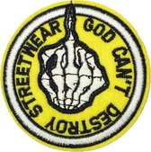 Can't destroy streetwear Patch (Iron-On)
