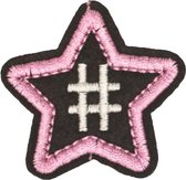 Hashtag ster Patch (Iron-On)