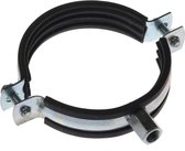 ophang pijpbeugel M8/M10 48-51 mm-elektrolytisch verzinkt met rubber inlaag x 10 stuks