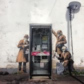 BANKSY Spy Booth Cheltenham Canvas Print