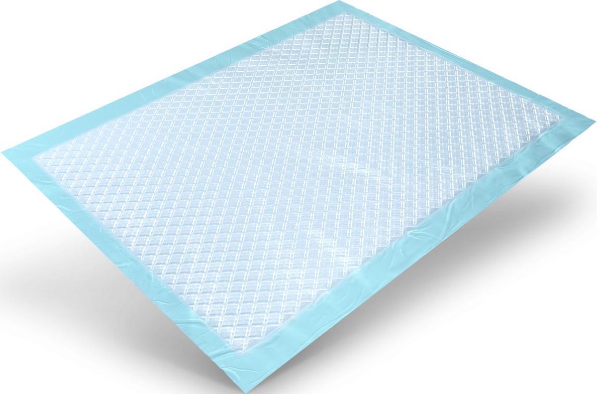 Goedkoopste Absorin comfort disposable onderlegger 60 x 60 cm Absorin - Wit / Groen - Nonwoven toplaag - Wegwerpbare onderlegger te gebruiken in bed of rolstoel - Lichte tot matige absorptiecapaciteit
