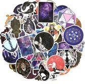100 Astrologie stickers - Horoscoop, Ruimte, Sterrenbeelden voor laptop, muur, deur, journal etc.