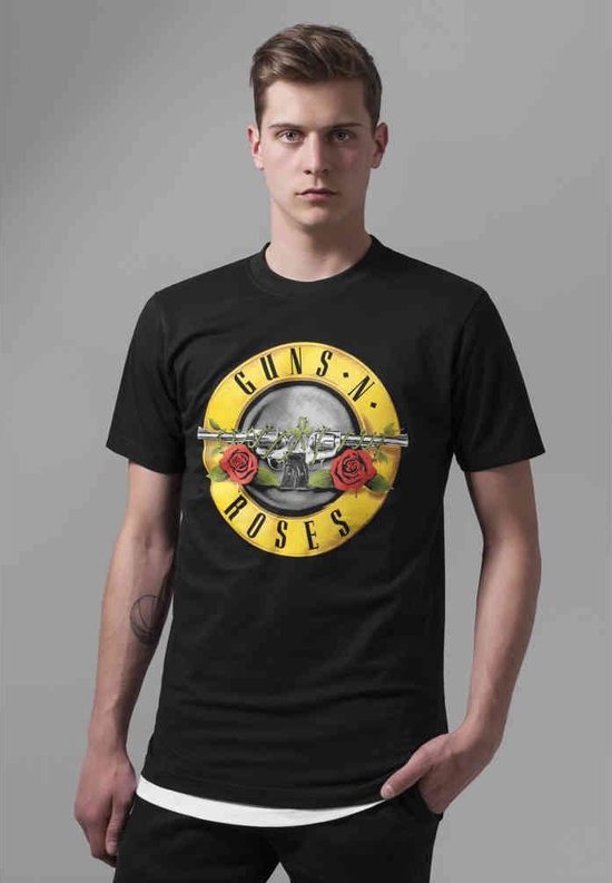 Urban Classics Guns N' Roses Heren Tshirt -S- Guns n' Roses Logo Zwart | bol
