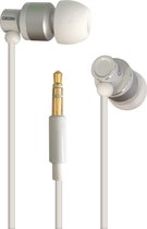 Grixx Optimum In-Ear oordopjes - 10mm Driver - 3 maten oorcaps - Wit