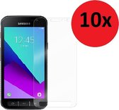 Samsung Galaxy Xcover 4 / 4s Screenprotector 10x Pearlycase Beschermglas Tempered Gehard Glas 2.5D 9H (10 stuks)