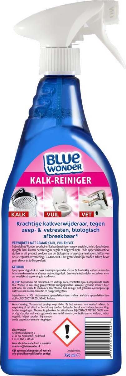 Bol Com Blue Wonder 750 Ml Bad Toilet Spray