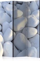 Kamerscherm - Scheidingswand - Vouwscherm - White Pebbles [Room Dividers] 135x172 - Artgeist Vouwscherm