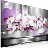 Schilderijen Op Canvas - Schilderij - Song of Orchid 120x80 - Artgeist Schilderij