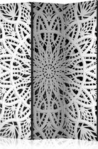 Kamerscherm - Scheidingswand - Vouwscherm - White Mandala [Room Dividers] 135x172 - Artgeist Vouwscherm