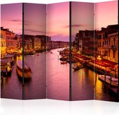 Kamerscherm - Scheidingswand - Vouwscherm - City of lovers, Venice by night II [Room Dividers] 225x172 - Artgeist Vouwscherm