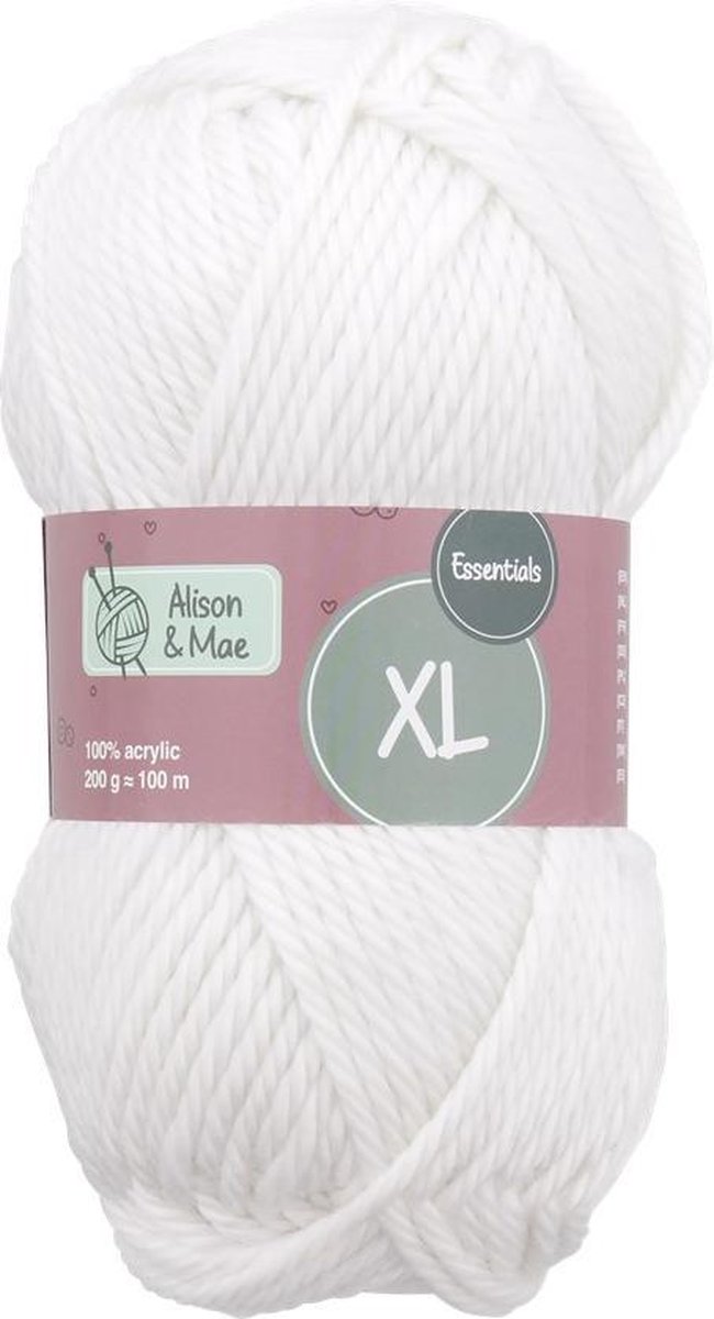Pelote de laine XL 200 Gramme - 100 M| Fil acrylique | Fil acrylique XL  Adapté aux... | bol