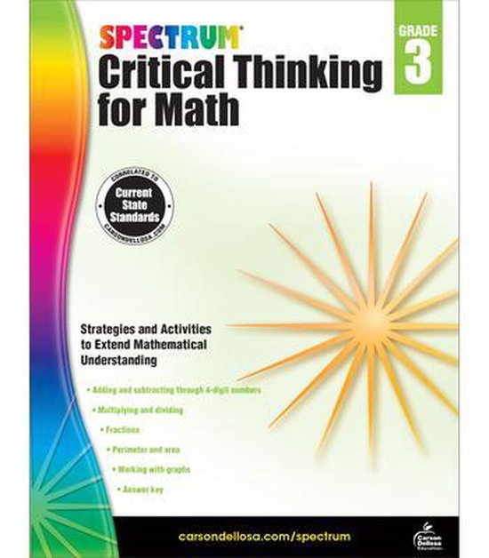 spectrum critical thinking for math