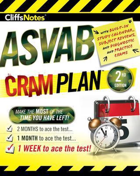 Cliffsnotes ASVAB Cram Plan 2nd Edition - cover