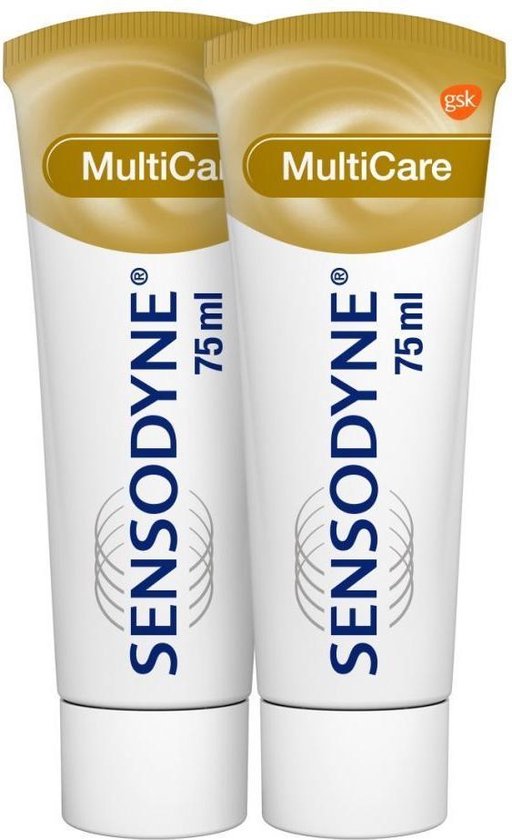 Sensodyne Tandpasta MultiCare Duo - 6 x 2 pack 75 ml - Voordeelverpakking