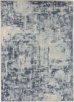 Vintage Vloerkleed Flow - Petrol Ice 80x150 cm