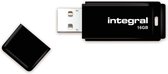 Integral 16GB USB2.0 DRIVE BLACK lecteur USB flash 16 Go USB Type-A 2.0 Noir