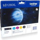 Brother LC-1280XLVALBP - Inktcartridge / Zwart / Geel / Magenta / Cyaan / Hoge Capaciteit