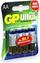 GP Batteries Ultra Plus Alkaline AA, Batterie à usage unique, AA, Alcaline, 1,5 V, 4 pièce(s), Multicolore