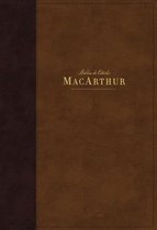 NBLA Biblia de Estudio MacArthur, Leathersoft, Café, Interior a dos colores