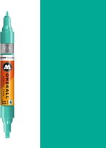 Molotow ONE4ALL - Laguneblauw Acrylic Twin 1,5 – 4 mm Marker