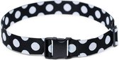 Herschel Luggage Belt- Black/White Polka Dot | Kofferriem / Bagageriem / Bagageband - 175 cm - Gesp - Polka Dots