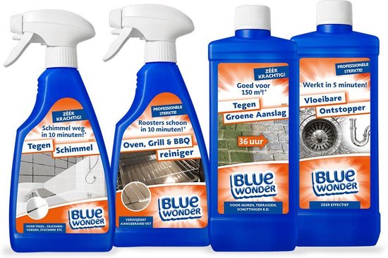 Blue Wonder - Speciaalreiniger tegen Schimmel - Sprayfles - 500 ml - 1 stuk van Merkloos	 — afbeelding 2