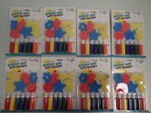 Art & Craft verf set met sponzen (8 stuks)