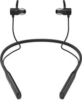 Hoco S18 - 2 in 1 Sport Zwart - Draadloze Bluetooth in-ear oortjes met nekband - Magnetisch - IPX5 - Hi-Res