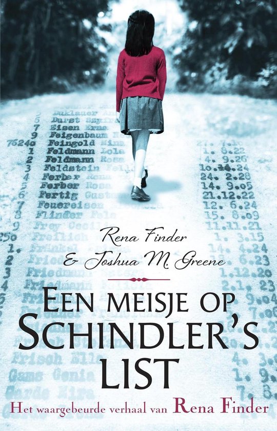 Boek cover Een meisje op Schindlers list van Rena Finder (Onbekend)