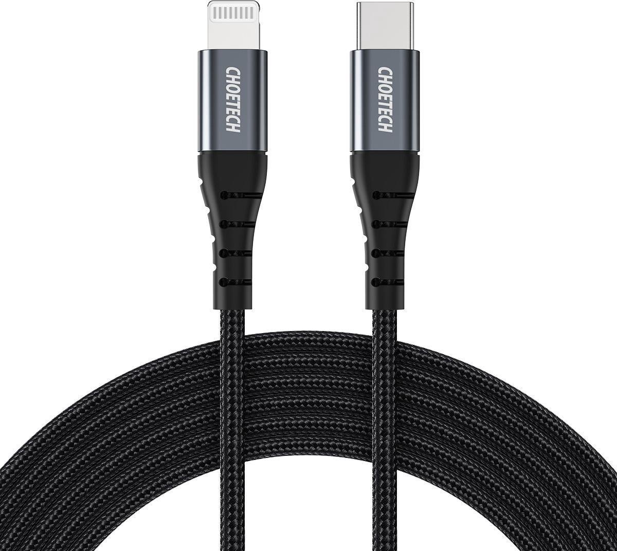 Choetech IP0039 USB-C to Lightning MFi Nylon Cable 1.2m