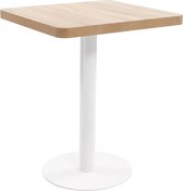 Bistrotafel 60x60 cm  -(Incl LW 3D Klok) Bijzettafel- Coffee Table- Koffietafel- Woonkamer tafel