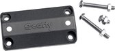 Scotty - Rail Mounting Adapter Black, 7/8 1 Square / Round Rail u - Zwart