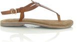 Lazamani Dames Sandalen 75.618 Tan