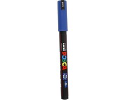 Krijtstift – Fineliner – Universele Marker – 33 Donkerblauw – Uni Posca Marker – PC-1MR – 0,7mm – 1 stuk