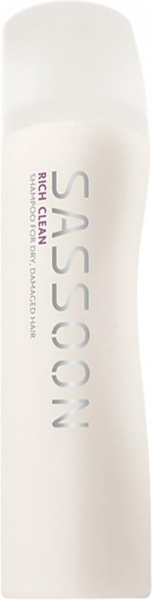 SASSOON Rich Clean Shampoo -1000 ml - Normale shampoo vrouwen - Voor Alle haartypes
