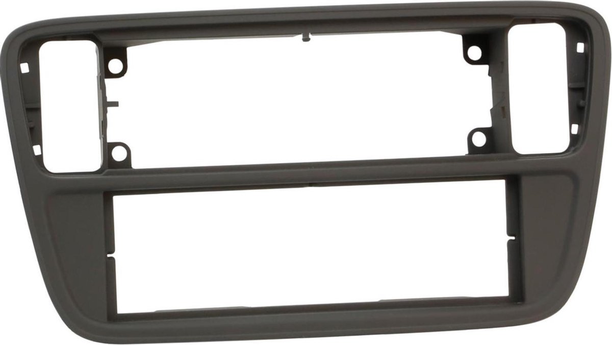1-DIN Paneel geschikt voor Skoda Citigo - Seat Mii 2011-2019 Kleur: Zwart