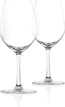 Colour Kristal Witte Wijnglas - 365 ml - 2 stuks