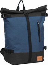 New-Rebels® Creek Roll Top Backpack Donker Blauw VII | Rugtas | Rugzak
