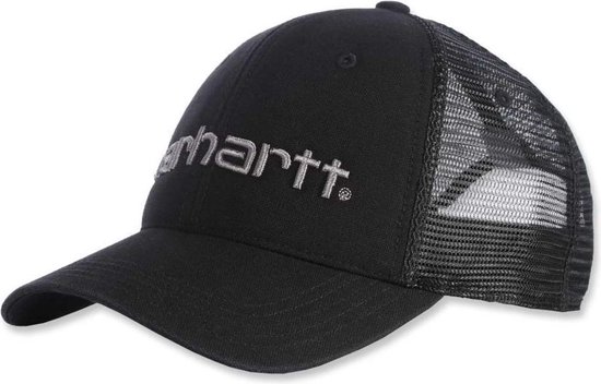 Carhartt Dunmore Canvas/Mesh Cap - Black