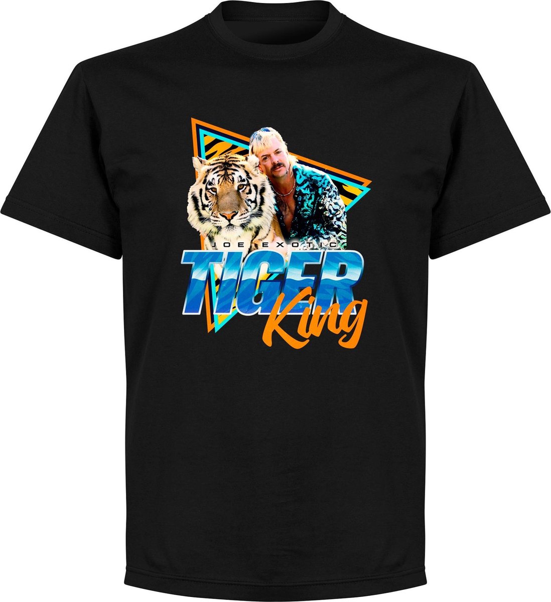 Joe Exotic Tiger King T-Shirt - Zwart - XS