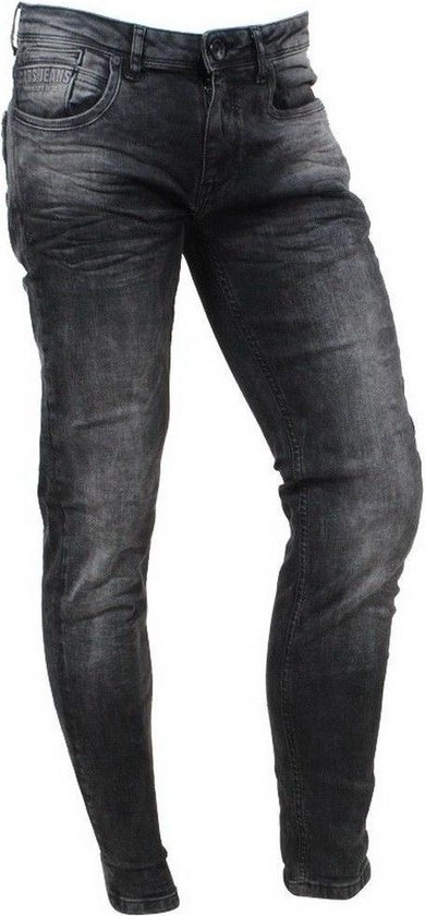 bol.com | Cars Jeans - Heren Jeans - Slim Fit - Stretch - Lengte 36 - Blast  - Black Used