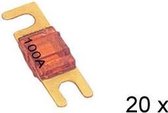 AFS zekering  verguld  100A  20x